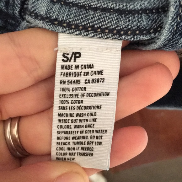 Cropped American Eagle Denim jacket, size S - Picture 7 of 7